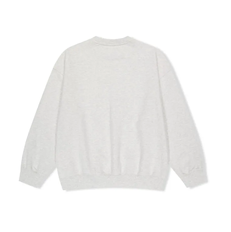 YESEYESEE  |U-Neck Long Sleeves Cotton Sweatshirts